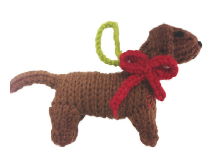 Chilly Dog Dachshund Wool Ornament