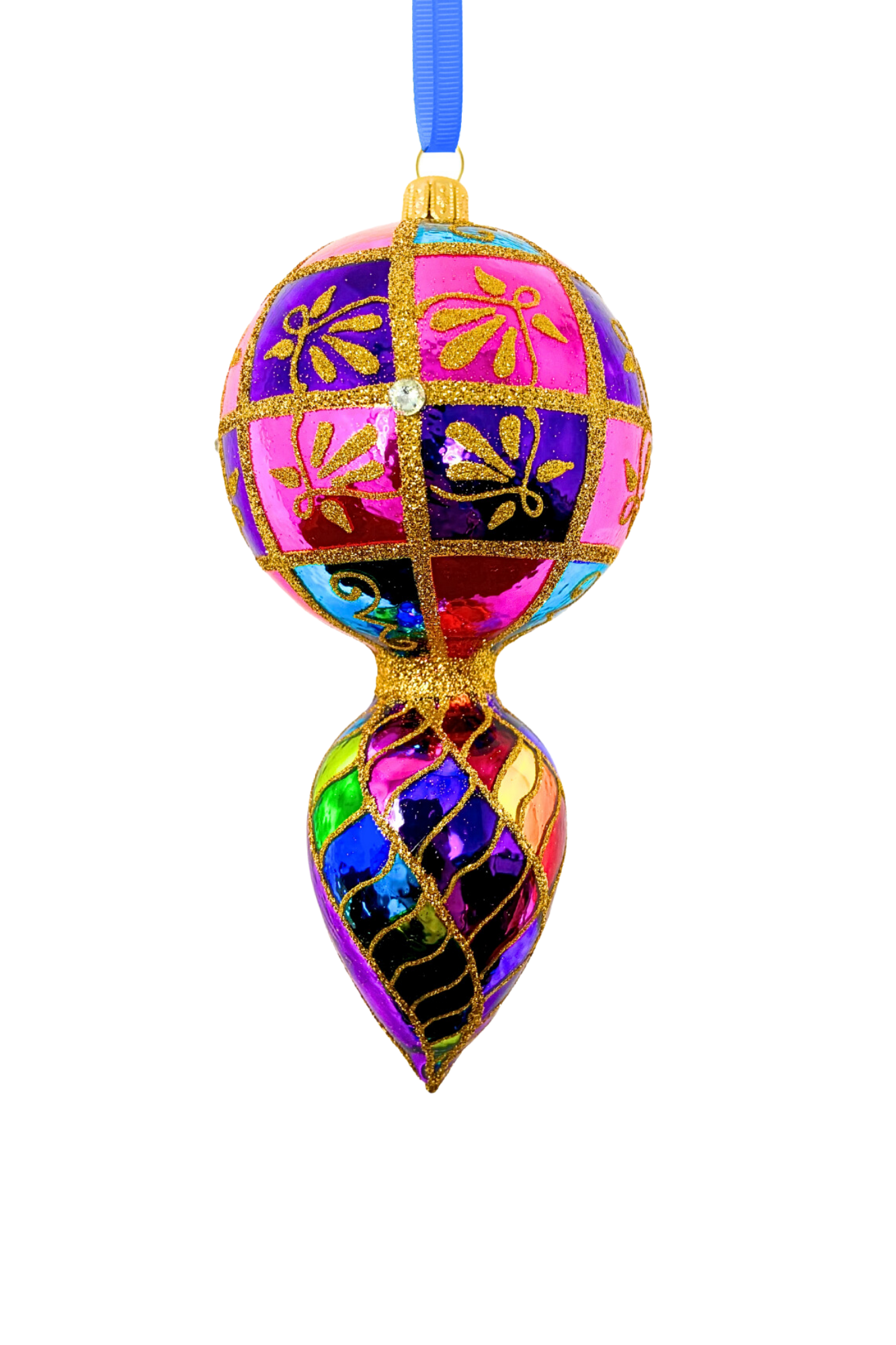 Dazzling Demure Polish Glass Ornament