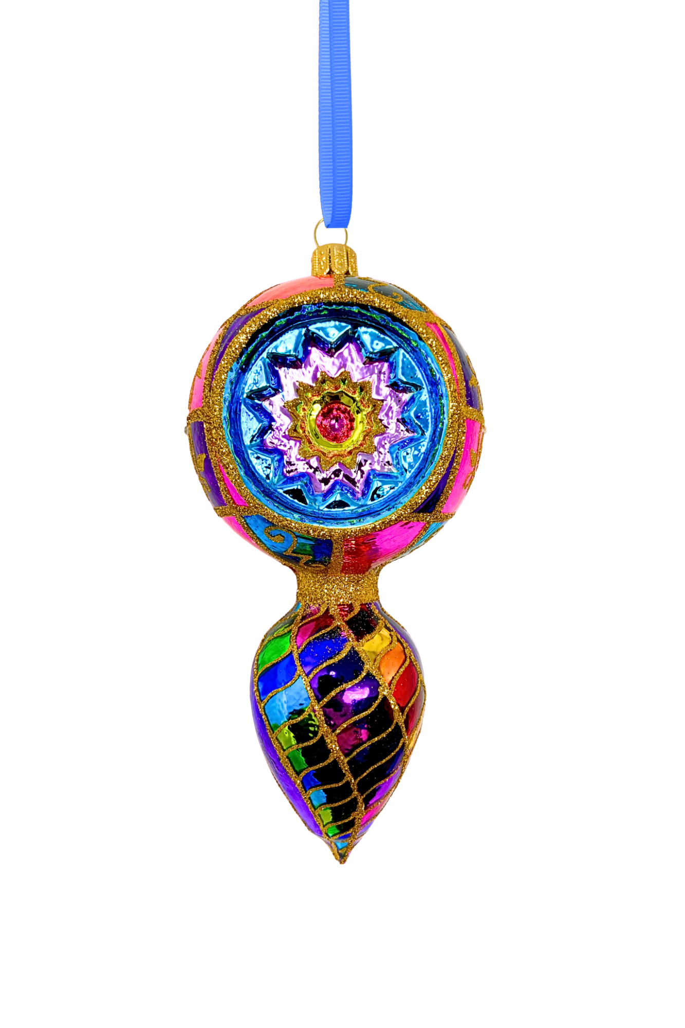 Dazzling Demure Polish Glass Ornament