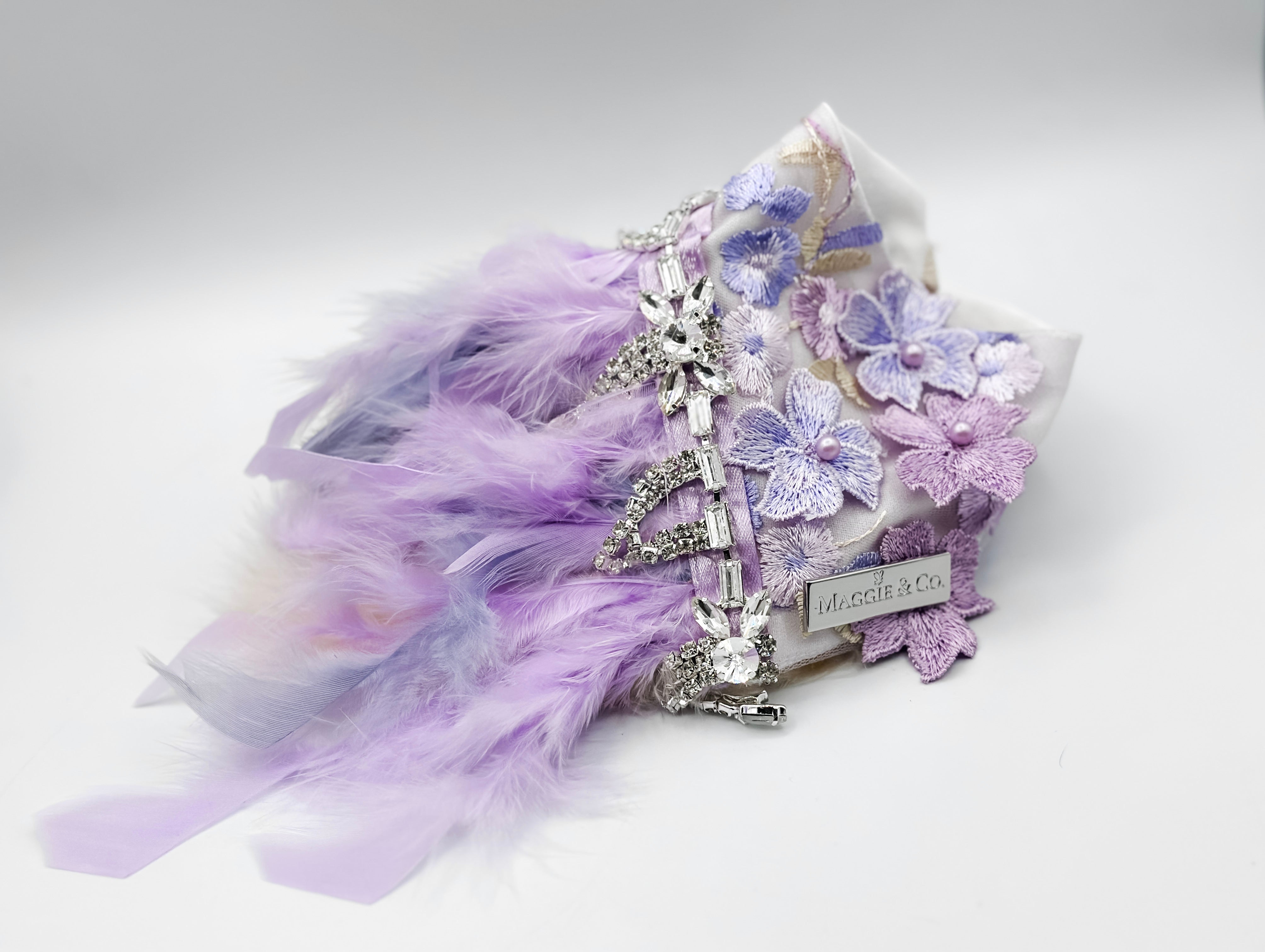 Formal Affair: Shades of Lavender (with feathers)