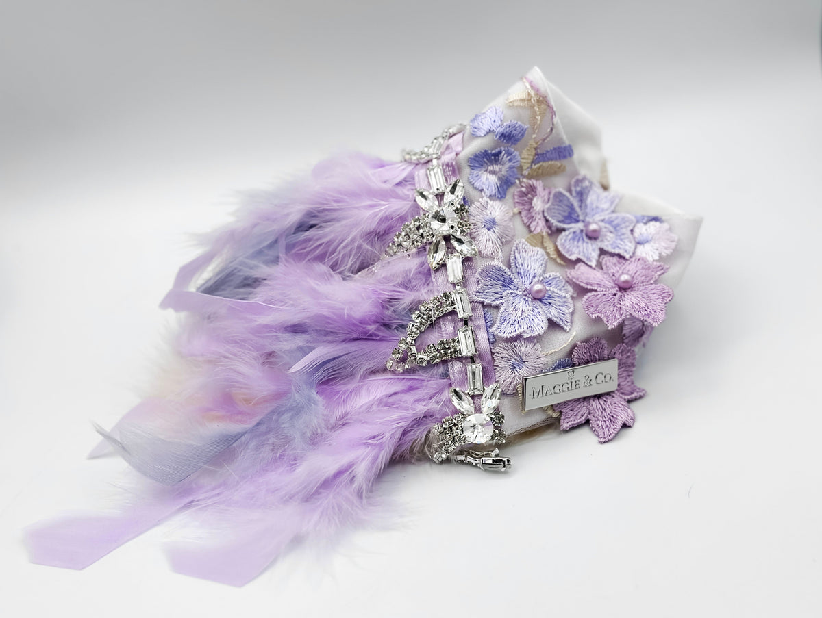 Formal Affair: Shades of Lavender (with feathers)
