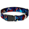 Buckle-Down Disney The Little Mermaid Ariel & Eric Boat Scenes Plastic Clip Dog Collar