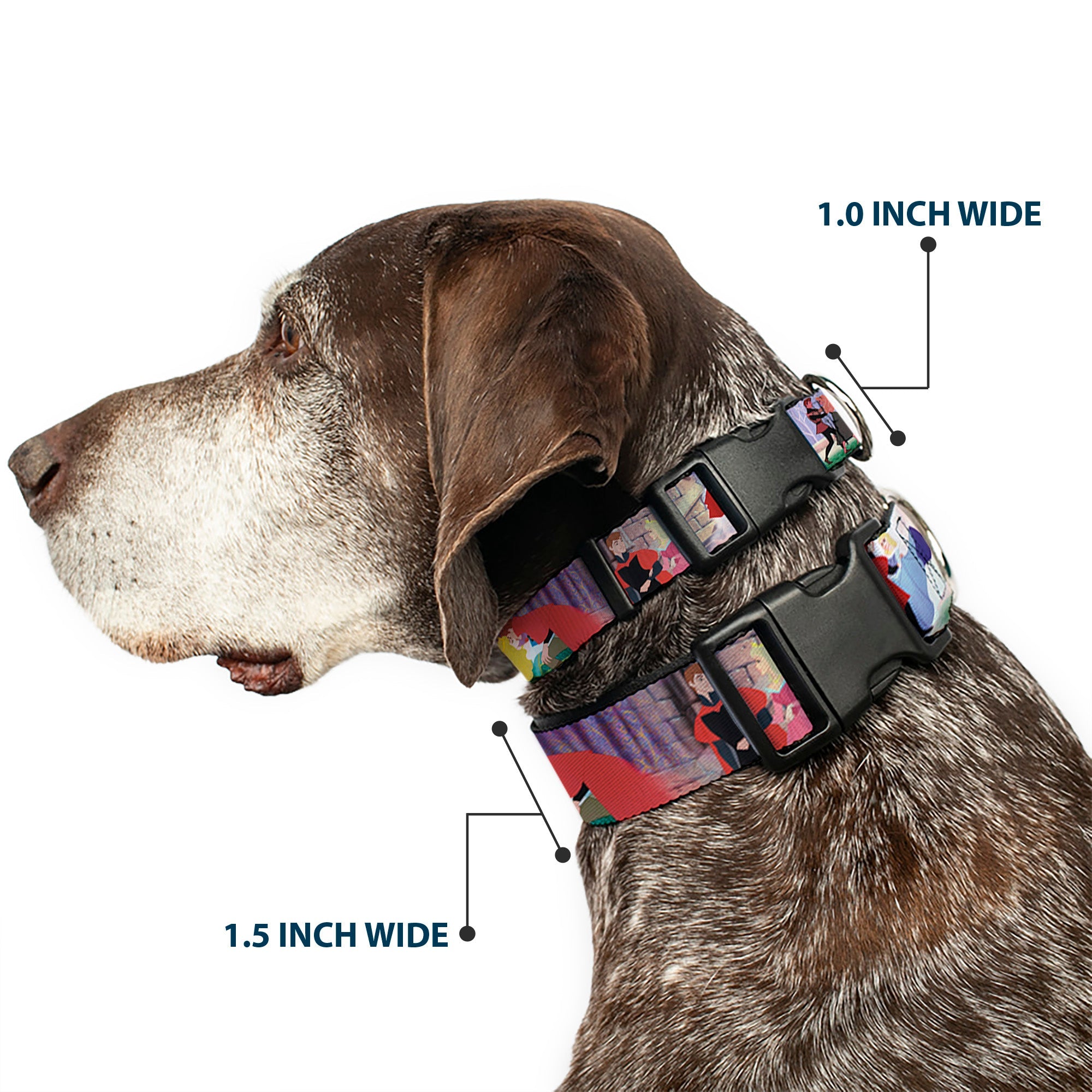 Plastic Clip Collar - Sleeping Beauty & Prince Scenes