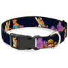 Buckle-Down Disney Aladdin & Jasmine Magic Carpet Ride Scenes Plastic Clip Dog Collar