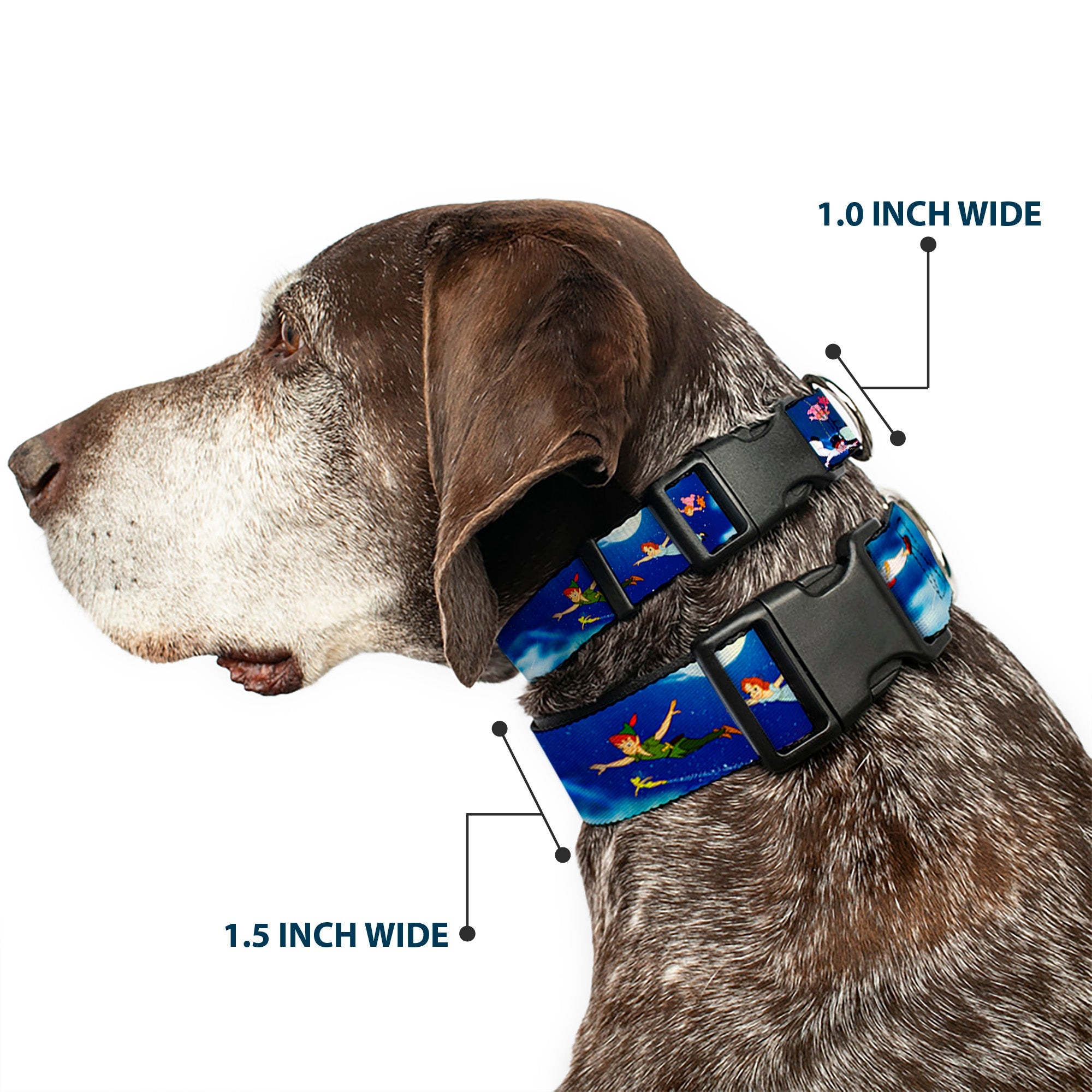 Plastic Clip Collar - Peter Pan Flying Scene