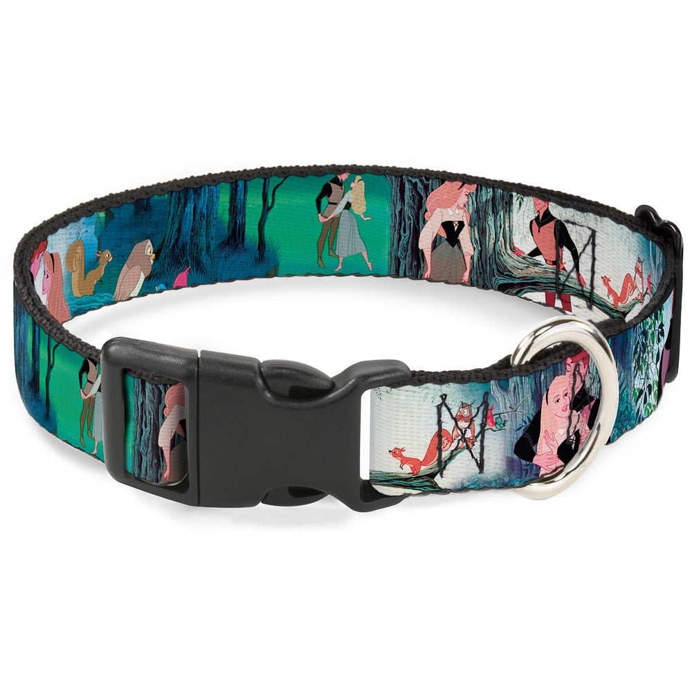 Plastic Clip Collar - Sleeping Beauty Woods Scenes