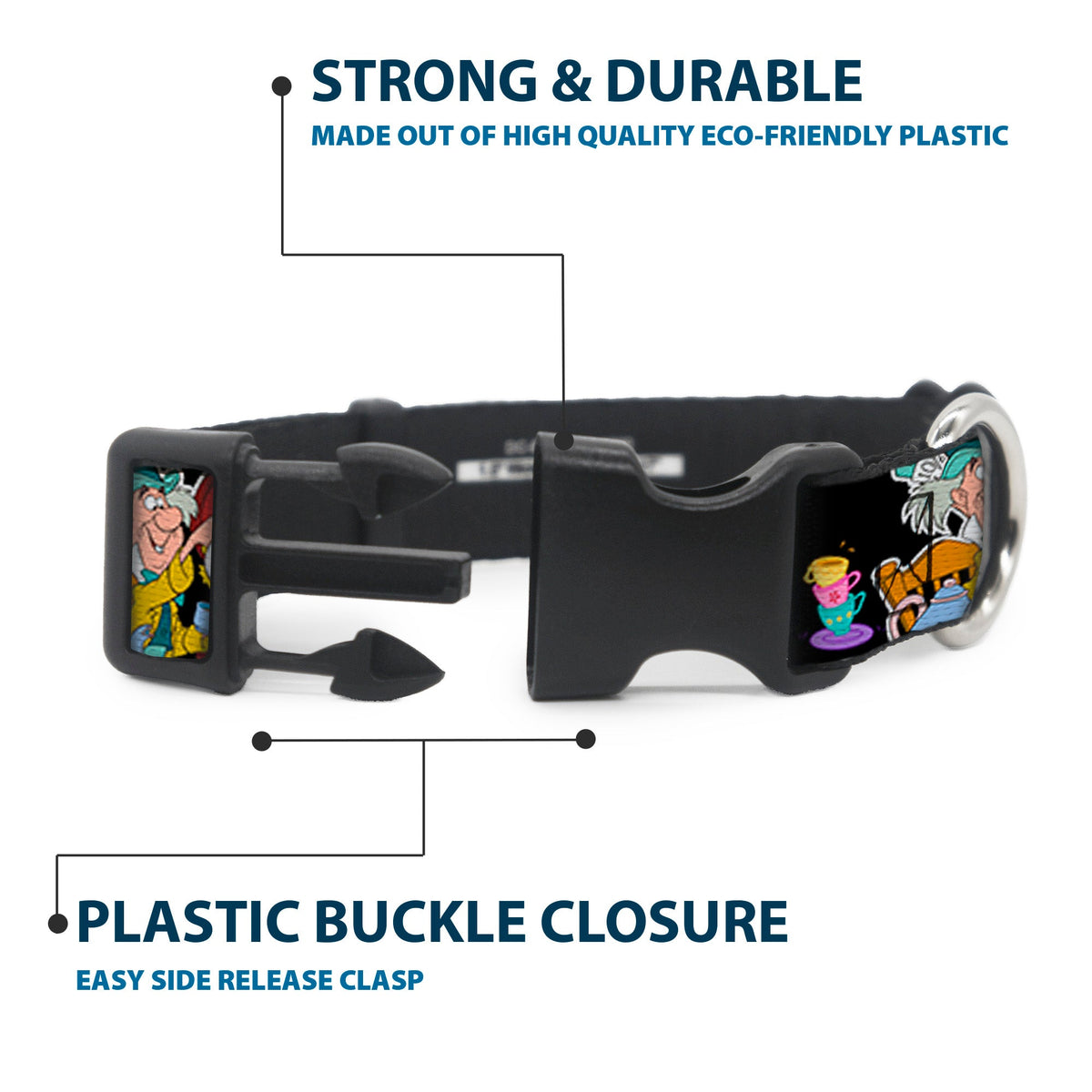 Plastic Clip Collar - Alices Encounters in Wonderland