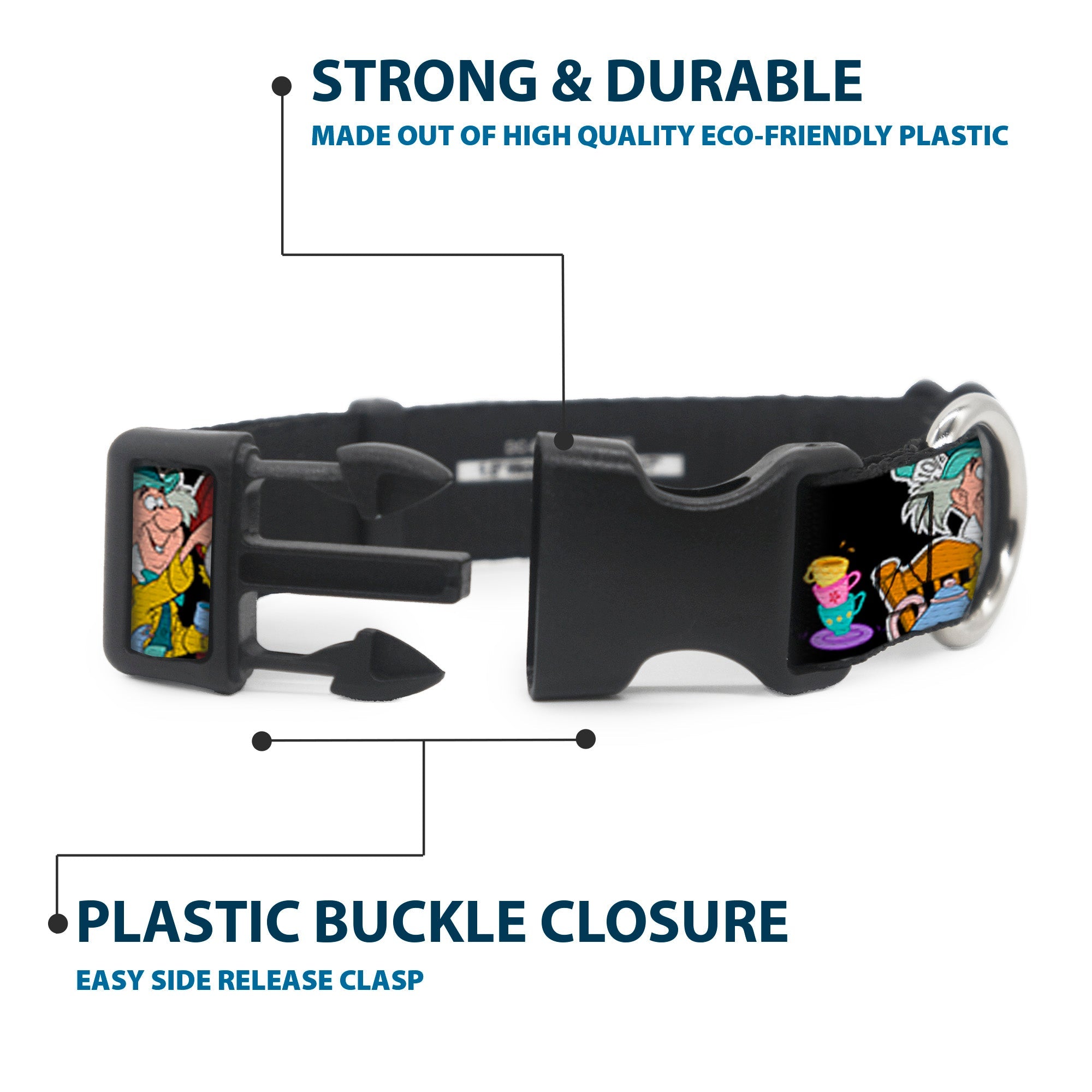 Plastic Clip Collar - Alices Encounters in Wonderland