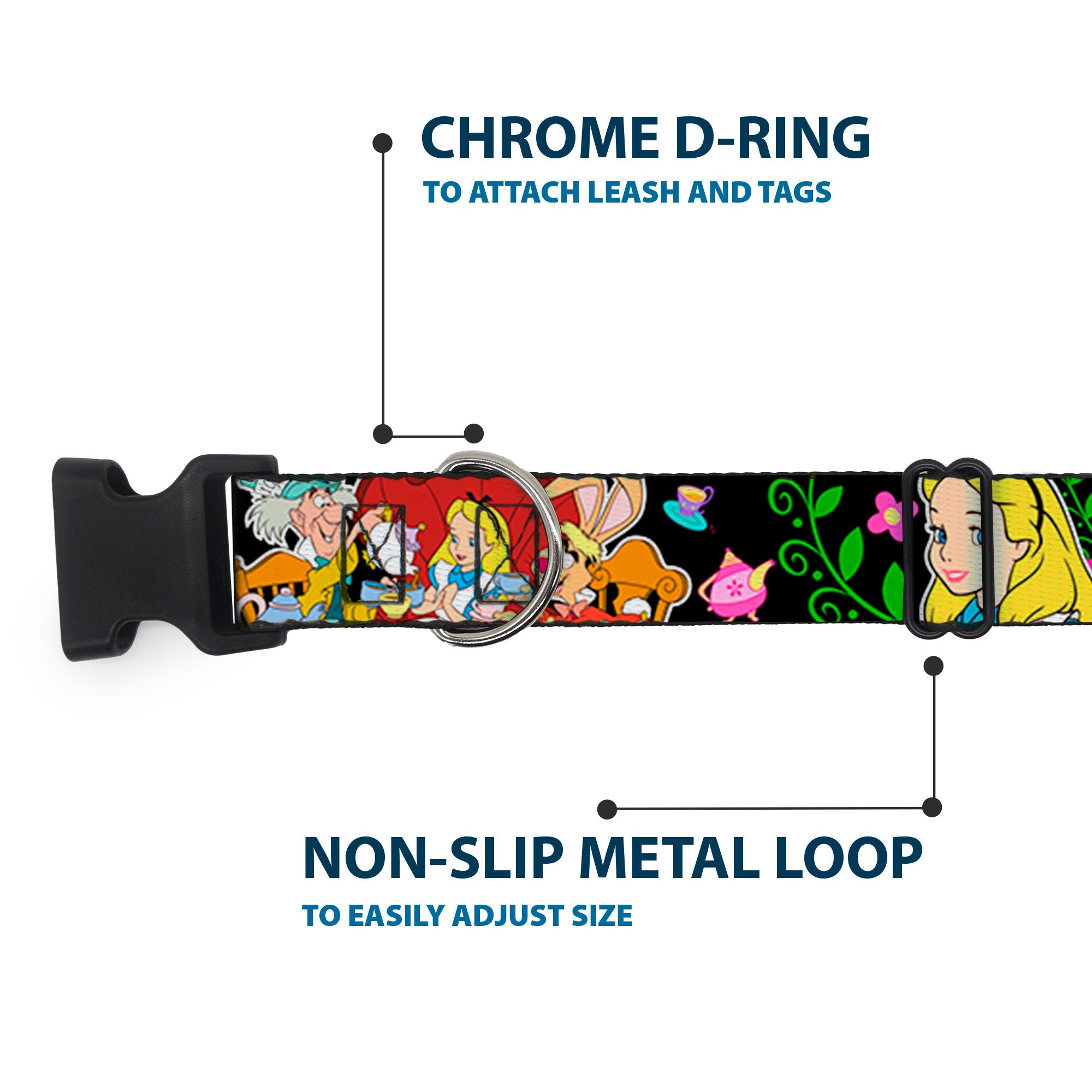 Plastic Clip Collar - Alices Encounters in Wonderland