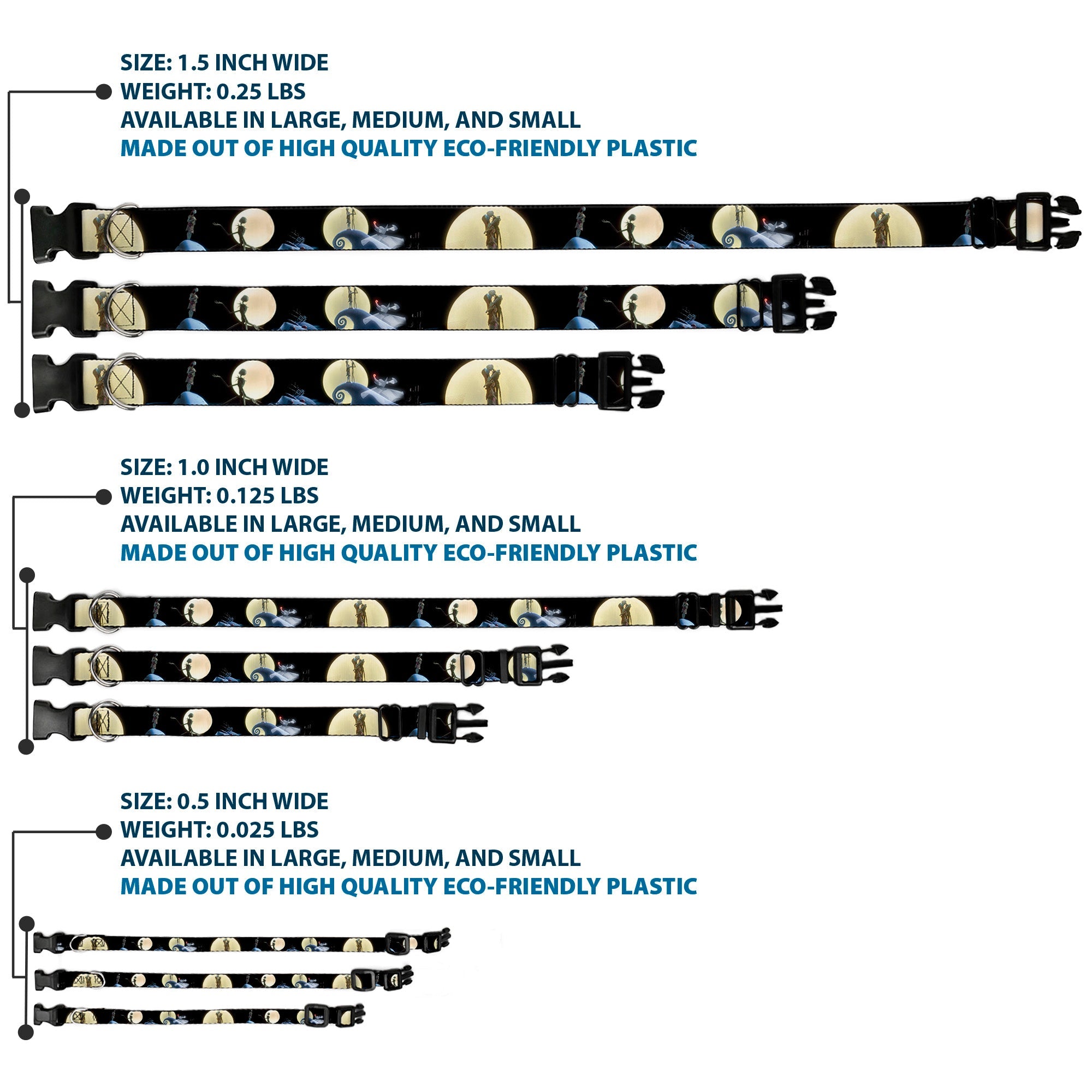 Plastic Clip Collar - NBC Jack & Sally Moon Scenes