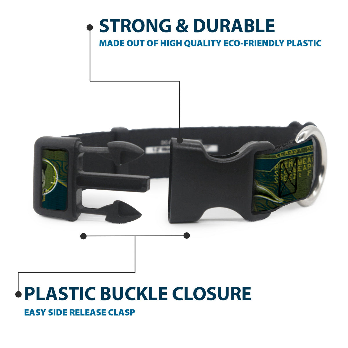 Plastic Clip Collar - Buzz Poses/Stars LIKE A BUZZ