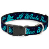 Buckle-Down Disney Aladdin & Jasmine Silhouette a Whole New World Plastic Clip Dog Collar