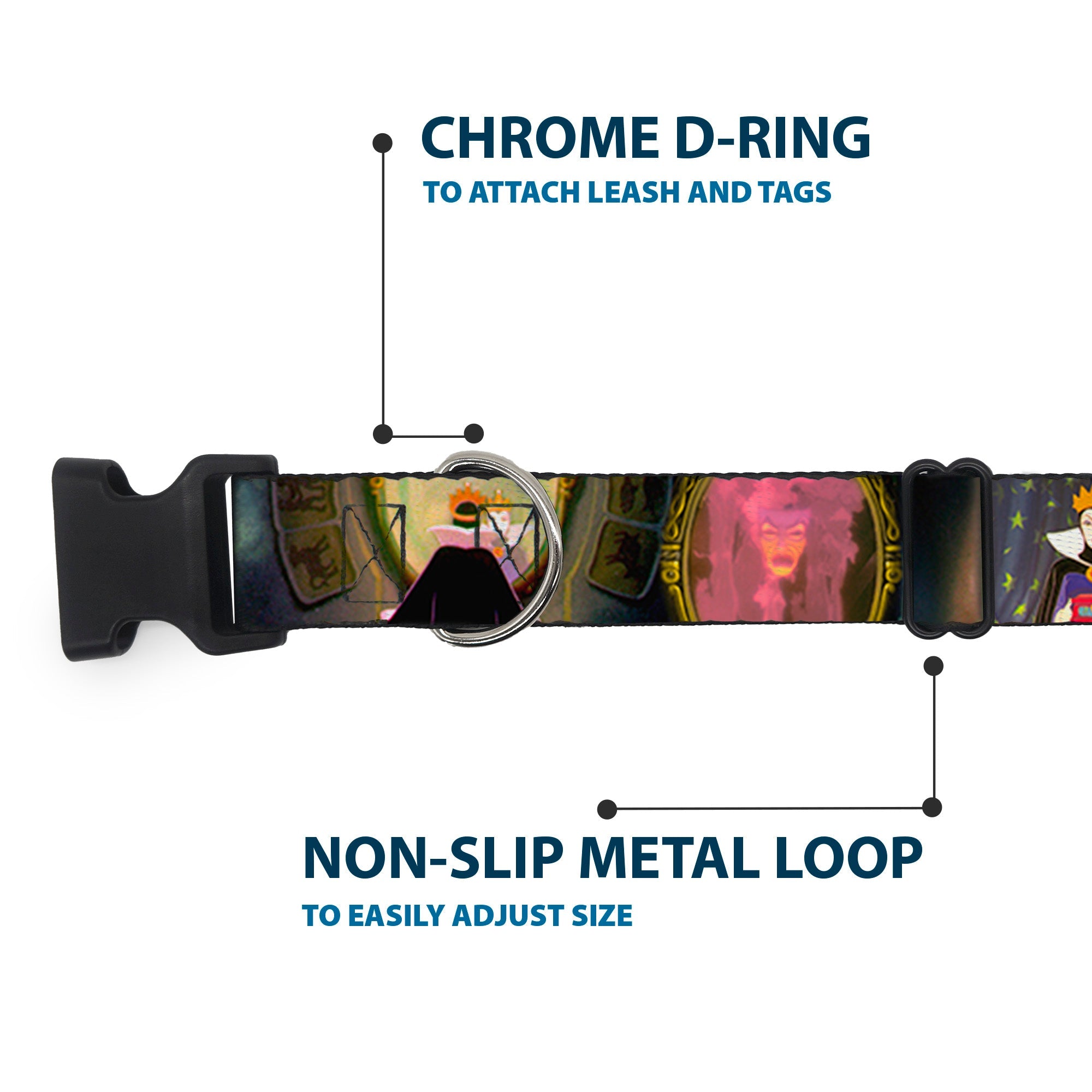 Plastic Clip Collar - Snow White Evil Queen Poses