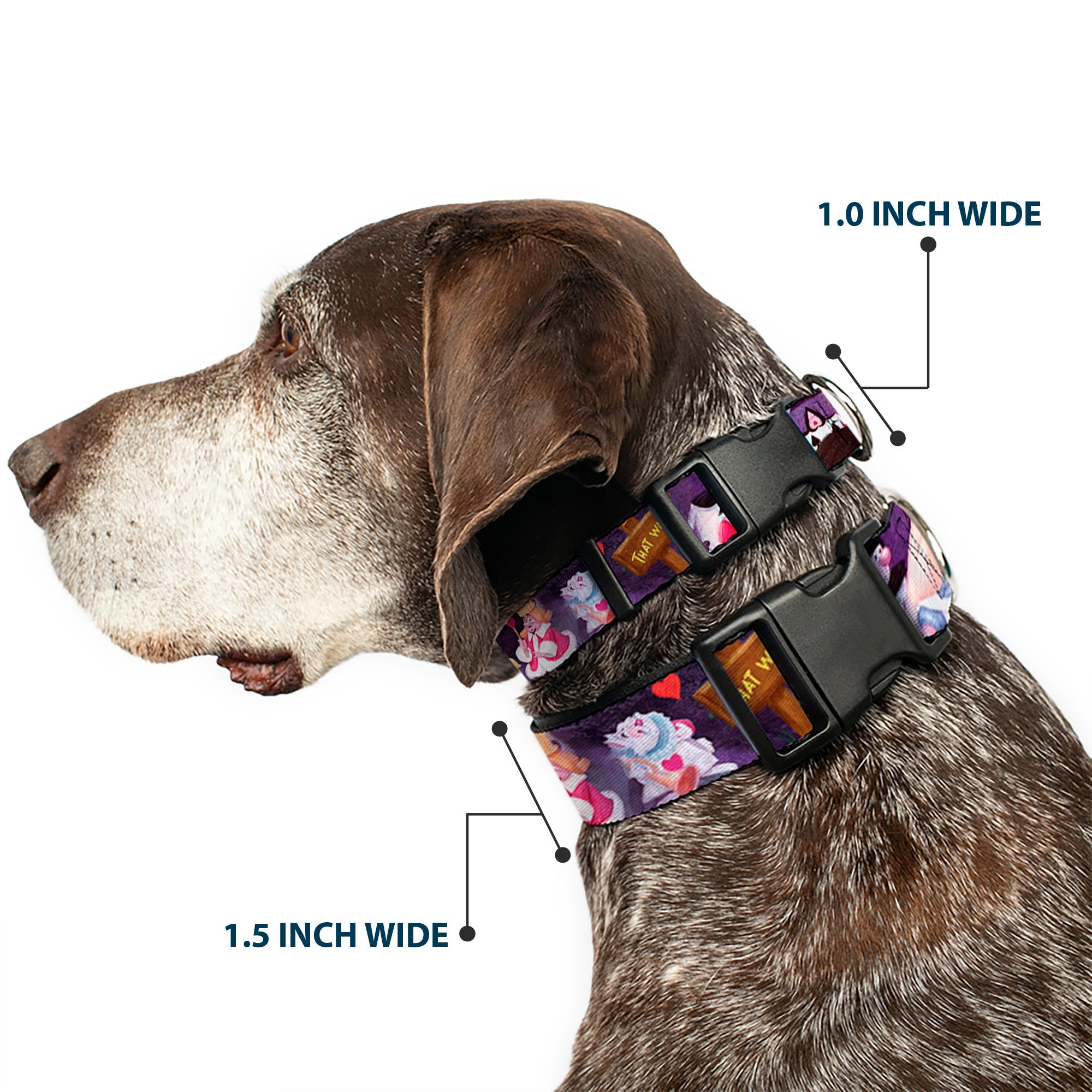Plastic Clip Collar - Alice & the Queen of Hearts Scenes