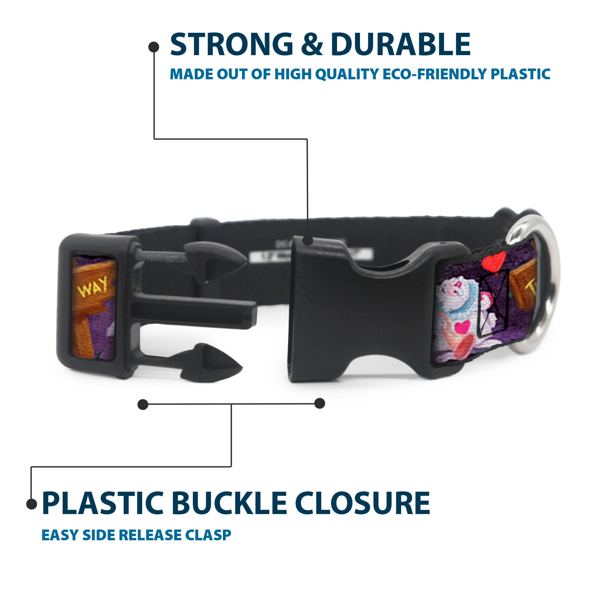 Plastic Clip Collar - Alice & the Queen of Hearts Scenes