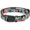 Buckle-Down Disney Cinderella Movie Panels & Quotes Plastic Clip Dog Collar