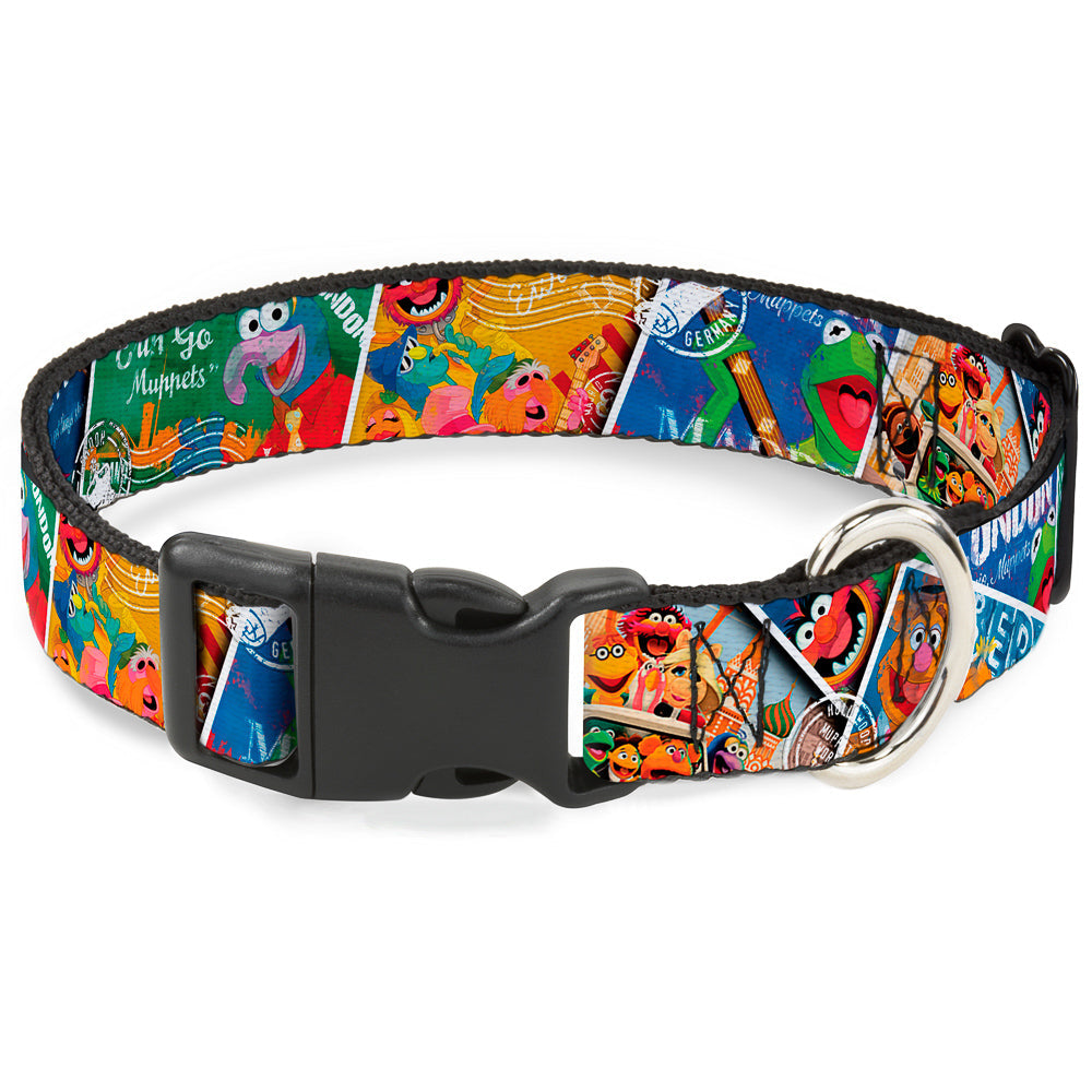 Plastic Clip Collar - Muppets Postage Stamps Stacked