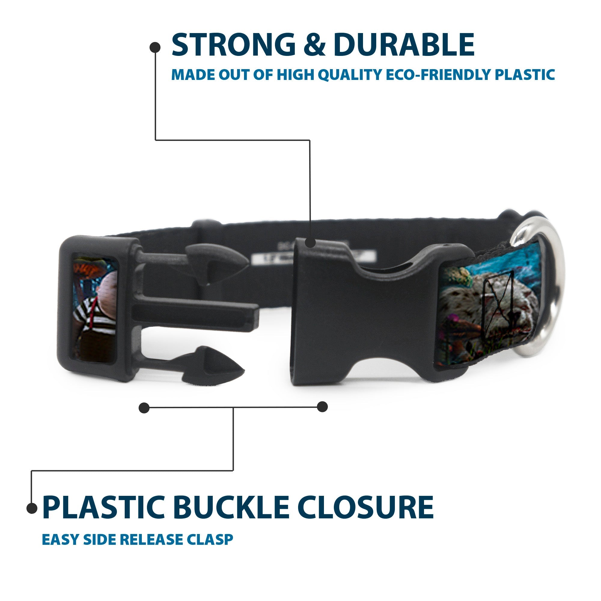 Plastic Clip Collar - Alice in Wonderland Movie Encounters