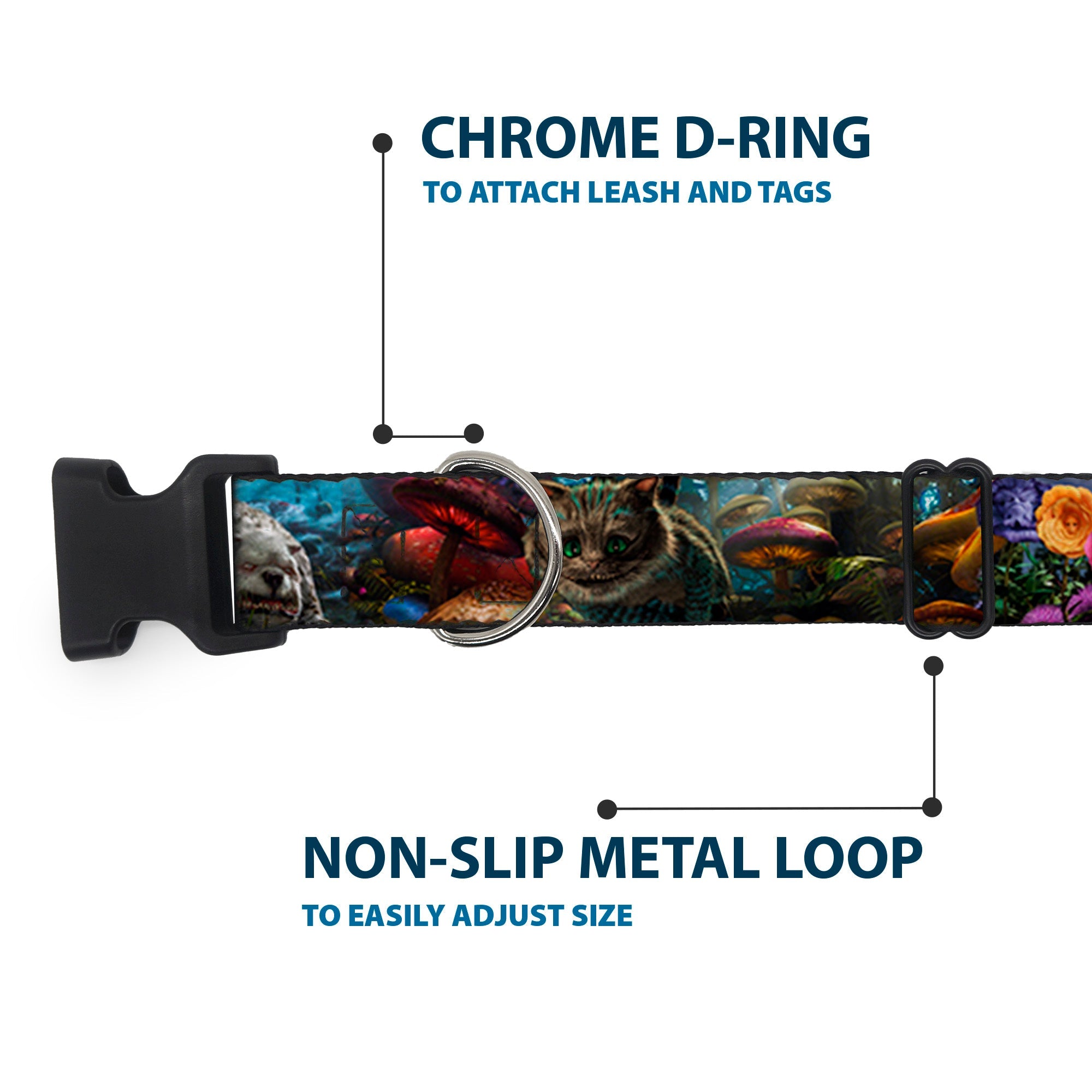 Plastic Clip Collar - Alice in Wonderland Movie Encounters