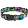 Plastic Clip Collar - Monsters University Character Lineup Gray