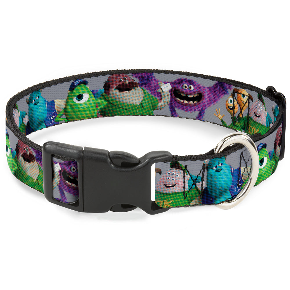 Plastic Clip Collar - Monsters University Character Lineup Gray