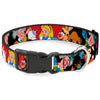 Buckle-Down Disney Alice in Wonderland Mad Hatters Tea Party Poses Plastic Clip Dog Collar
