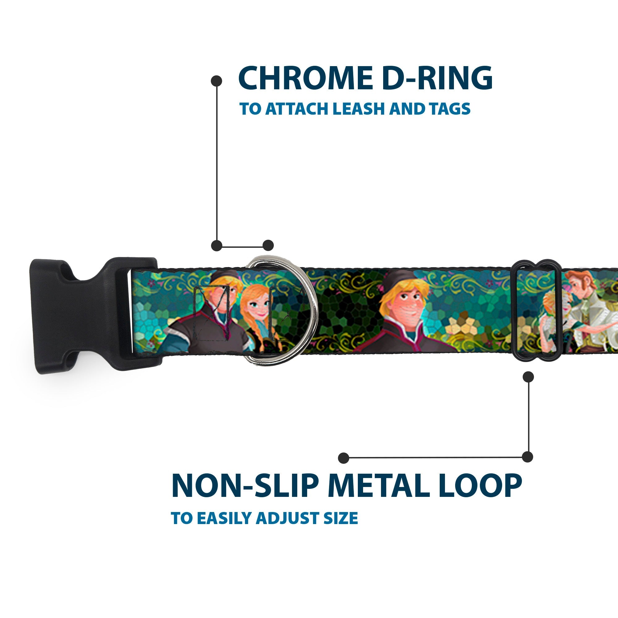 Plastic Clip Collar - Anna & Hans/Anna & Kristoff Poses