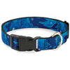 Buckle-Down Disney The Little Mermaid Ariel Silhouette Poses & Castle Plastic Clip Dog Collar