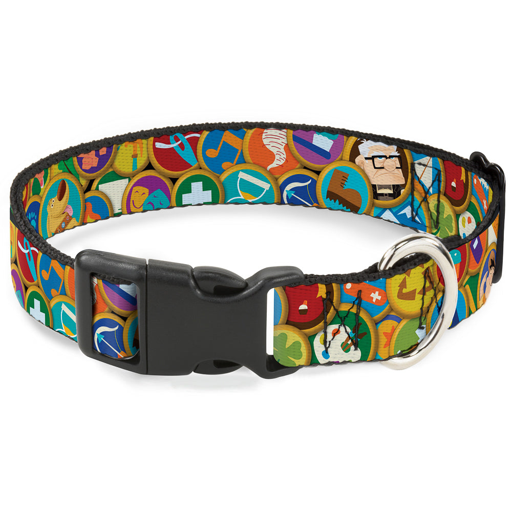 Plastic Clip Collar - Stacked Wilderness Explorers Badges