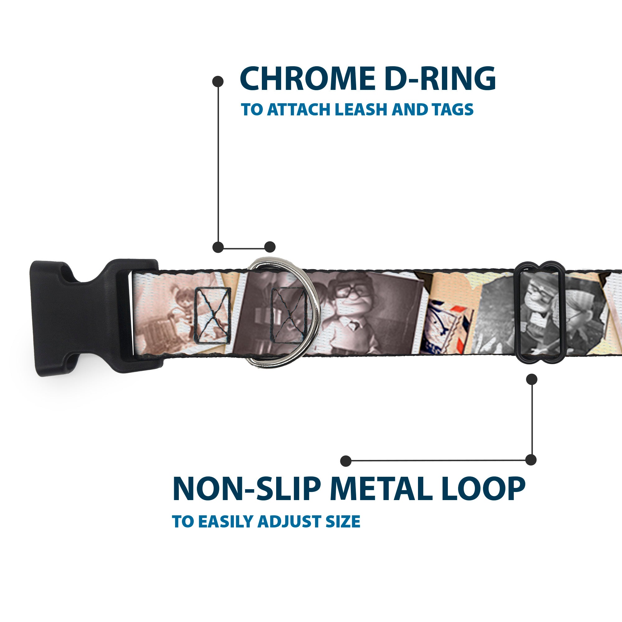 Plastic Clip Collar - Up Adventure Book Snapshots/Post Cards