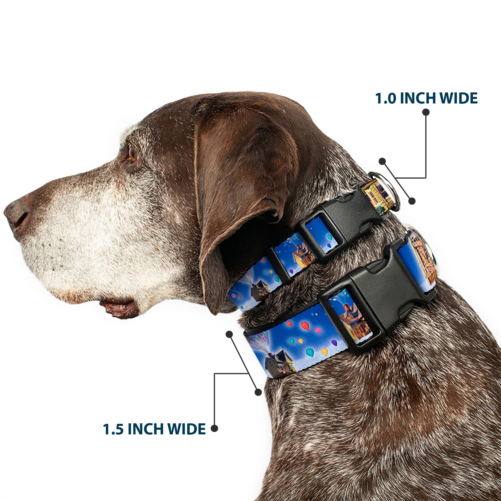 Plastic Clip Collar - Up Carl on Porch/Flying House/Balloons