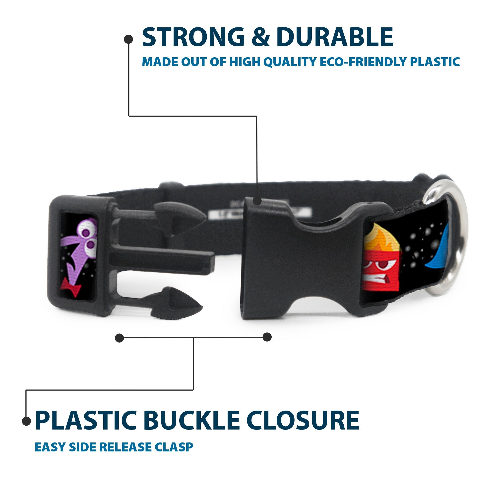 Plastic Clip Collar - INSIDE OUT/Emotion Expressions/EVERY DAY IS FULL OF EMOTIONS