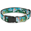 Plastic Clip Collar - Olaf Garden Scenes