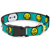 Buckle-Down Disney Baymax & Mood Expressions & Baymax Plastic Clip Dog Collar