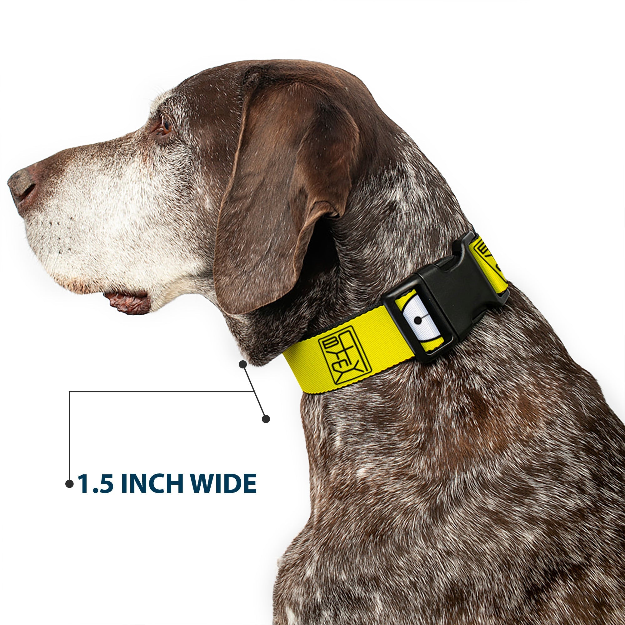 Plastic Clip Collar - BAYMAX Hanko/Face Yellow/Black/White