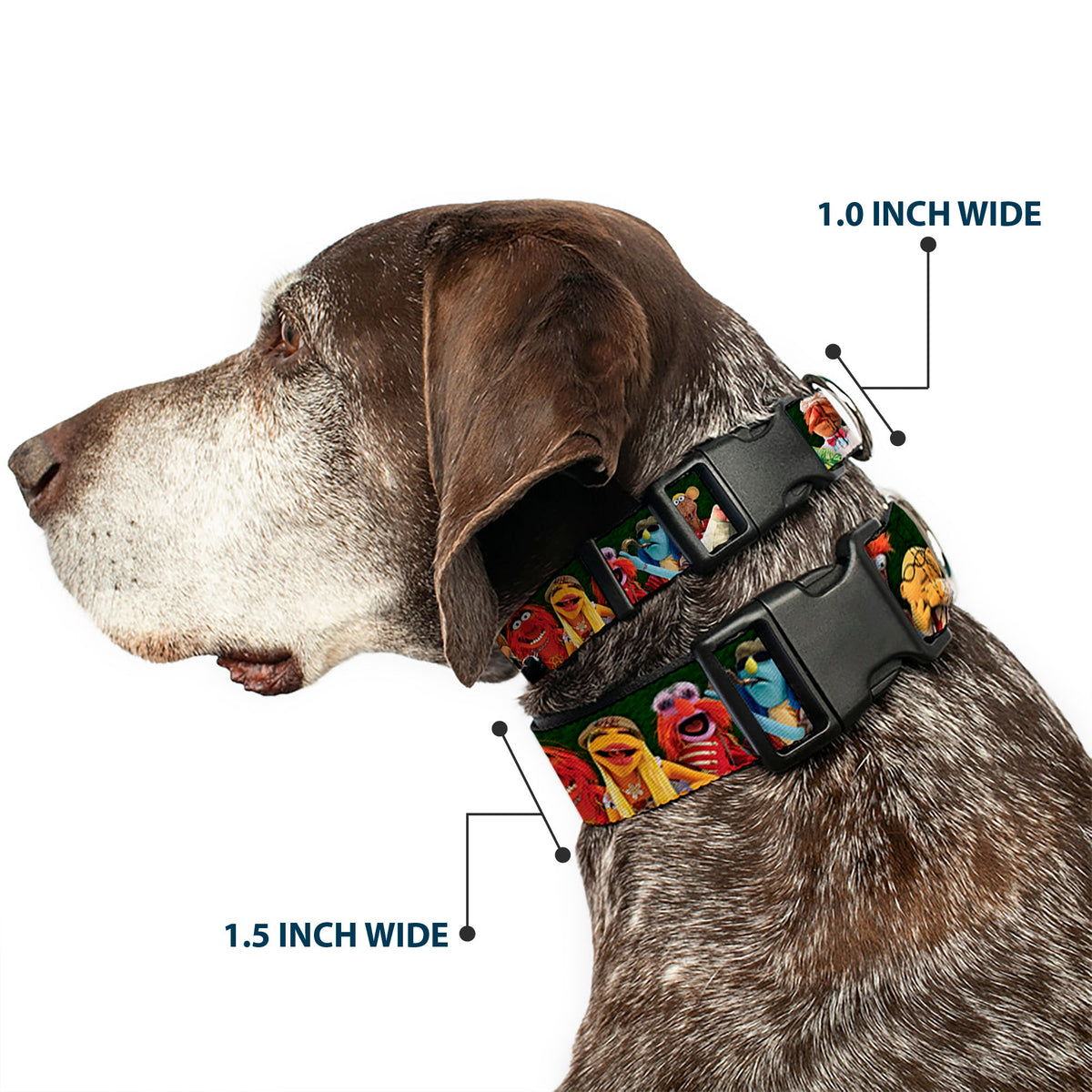 Plastic Clip Collar - Muppets 20-Character Group Pose Greens