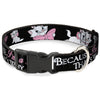 Buckle-Down Disney Aristocats Marie Because Im a Lady Thats Why Plastic Clip Dog Collar