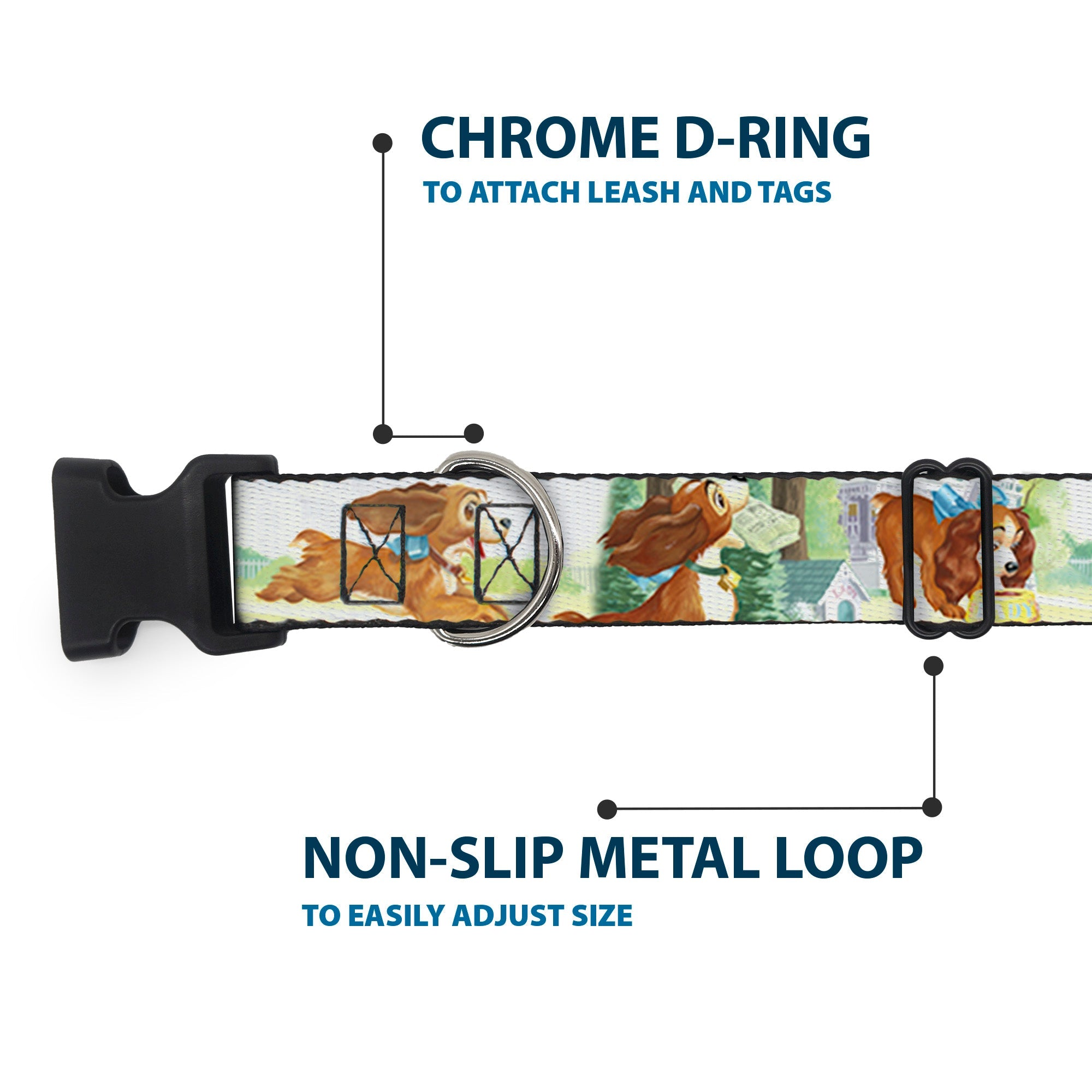 Plastic Clip Collar - Lady 3-Scene Poses