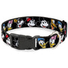 Buckle-Down Disney the Sensational Six Smiling Faces Plastic Clip Dog Collar