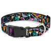 Buckle-Down Disney Lightyear Mission Patches Collage Plastic Clip Dog Collar