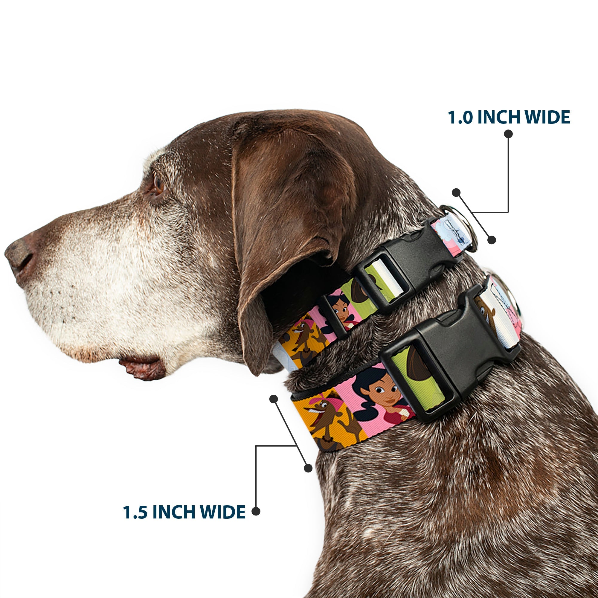 Plastic Clip Collar - The Proud Family 6-Character Block Poses