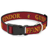 Buckle-Down Harry Potter Gryffindor & Crest Plastic Clip Dog Collar
