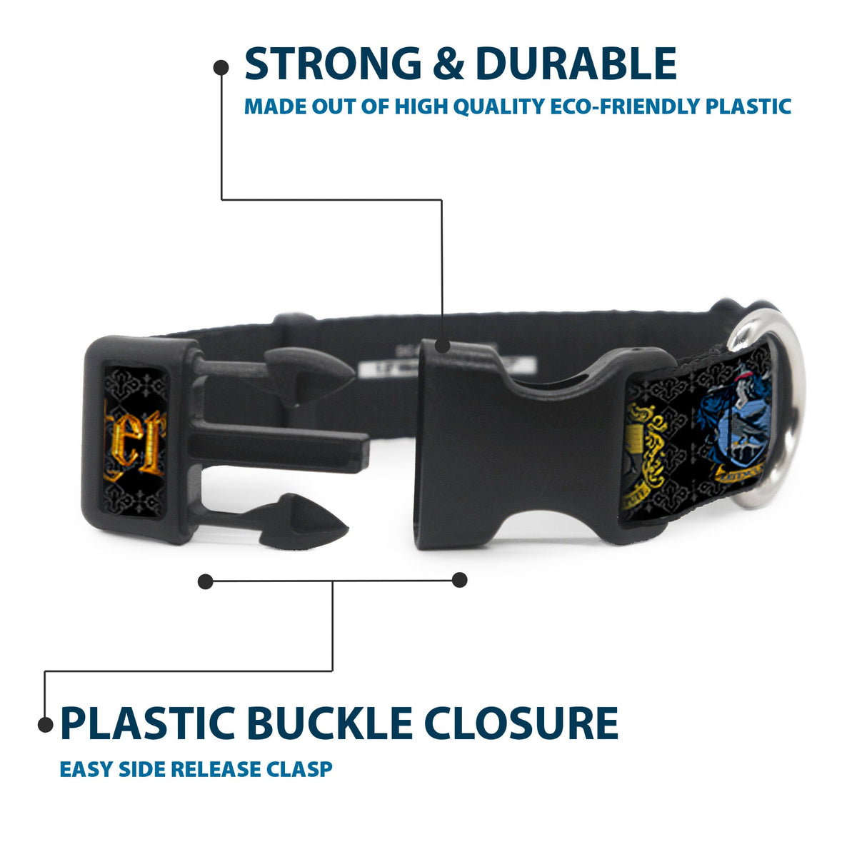 Plastic Clip Collar - HARRY POTTER Houses