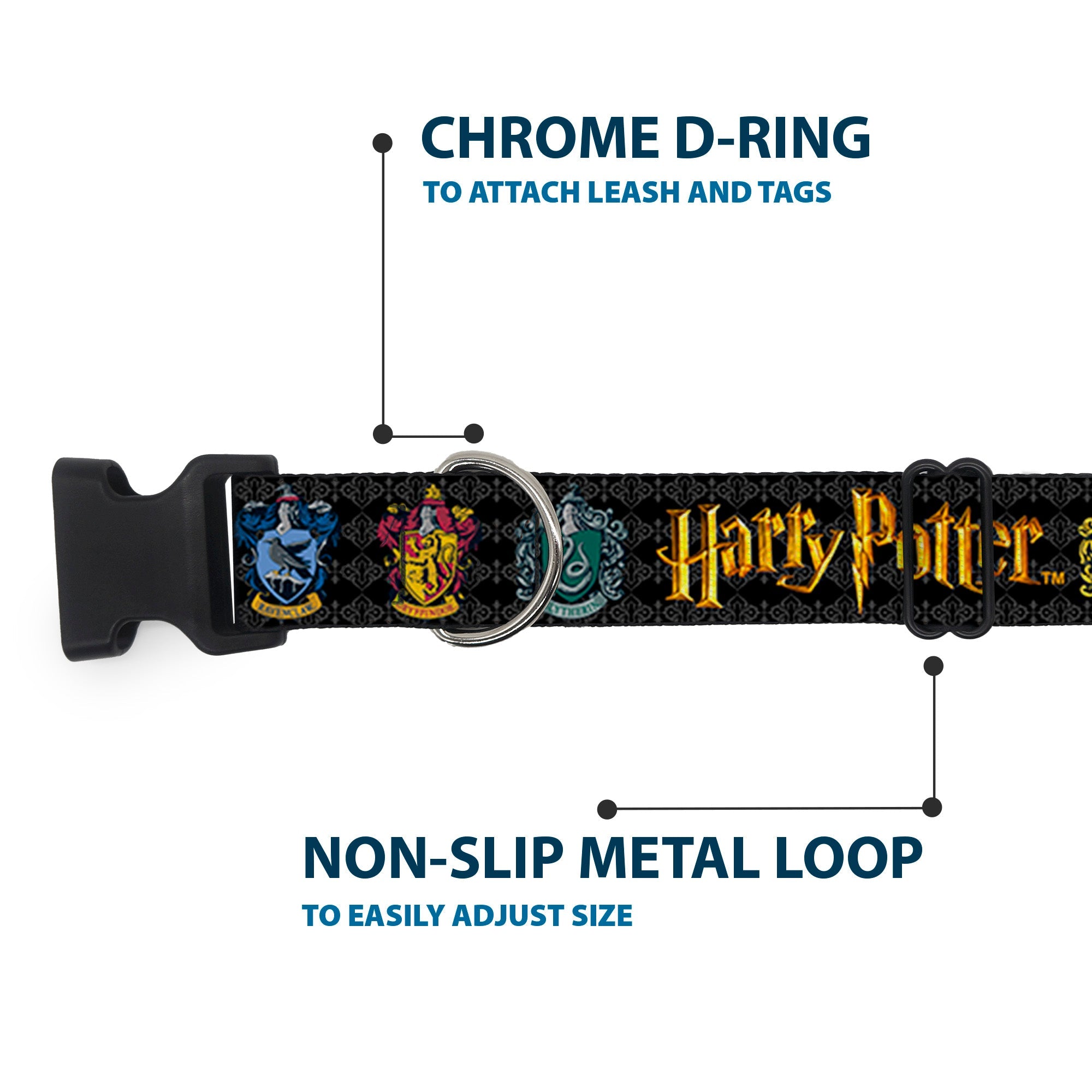 Plastic Clip Collar - HARRY POTTER Houses