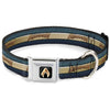 Buckle-Down DC Aquaman Scales Stripe Seatbelt Buckle Dog Collar