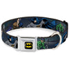 Buckle-Down DC Batman Battling Villains in Tunnel Seatbelt Buckle Dog Collar