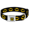Buckle-Down DC Batman 1989 Logo Seatbelt Buckle Dog Collar