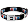 CAMARO Six Badge Full Color Black Silver Red White Blue Seatbelt Buckle Collar - CAMARO Six Badge Black/Silver/Red/White/Blue