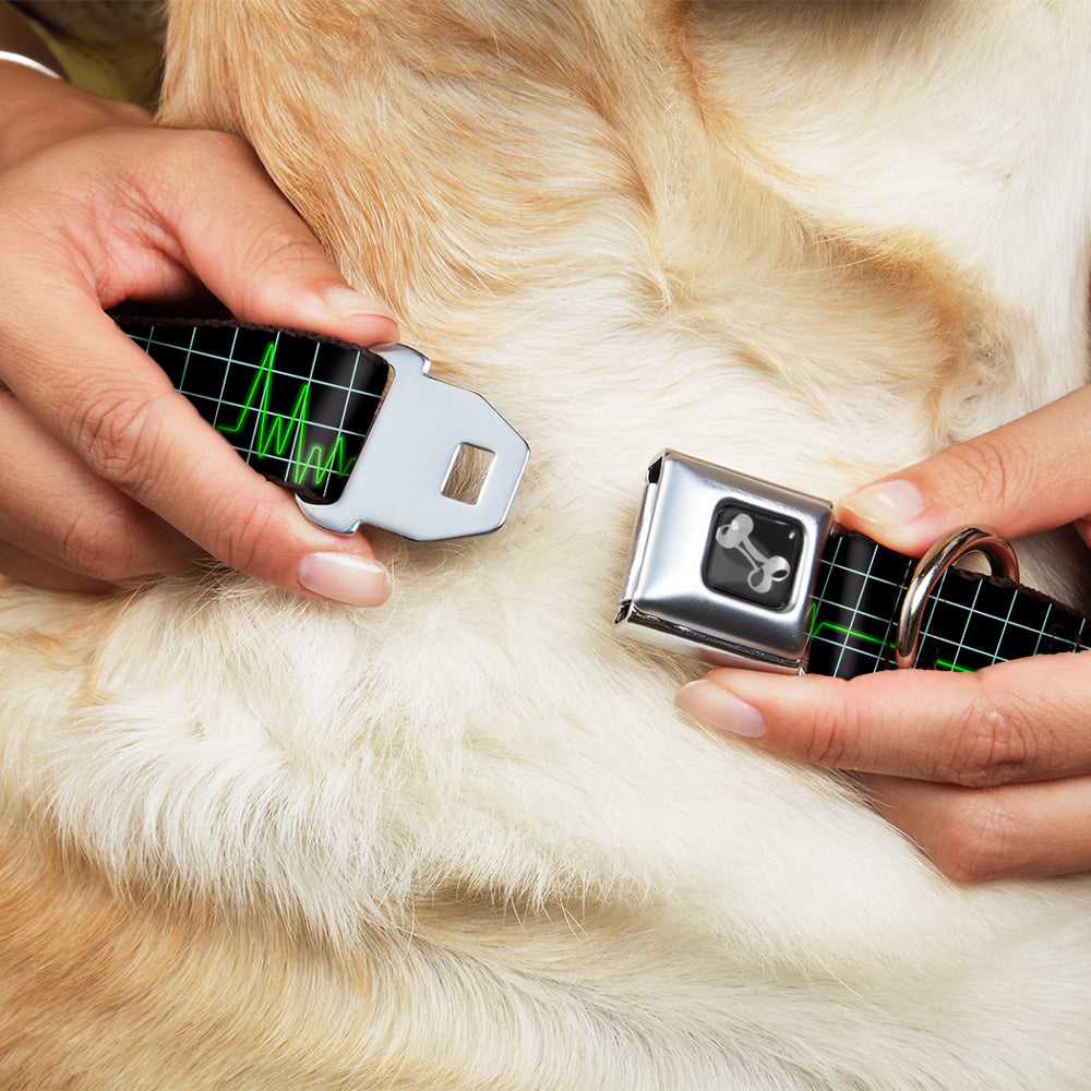 Dog Bone Seatbelt Buckle Collar - Flatline