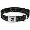 Buckle-Down Flatline Seatbelt Buckle Dog Collar